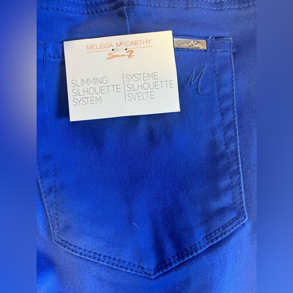 Melissa McCarthy NWT Slimming Blue Pants !! - Picture 14 of 16